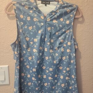 Bad Birdie Blue Floral Lightweight Jacket